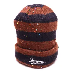 シュプリーム Supreme Stripe Speckle Beanieビーニー