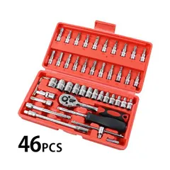 ソケットレンチセット 46PCS 46点 差込角1/4