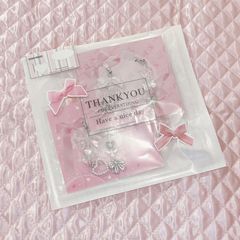 クリアホワイトのビーズキーホルダー♡˚✧₊⁎