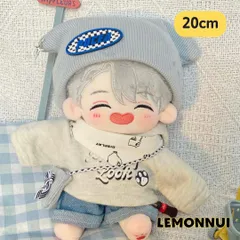 20cm 着せ替え ぬいぐるみ服 帽子 パーカー カバン パンツ ぬい活 推し活 推しぬい 綿人形 棉花娃娃 ちびぬい服 ちびぐるみ コットンドール cotton doll-A2302