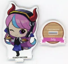 【中古】アクリルスタンド・アクリルパネル Selly デフォルメアクリルスタンドA 「Crazy Raccoon×GiGO コラボカフェ」