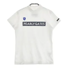 サイズ：0 PEARLY GATES パーリーゲイツ  ハイネック半袖Tシャツ  ホワイト系 [240101495936] ゴルフウェア レディース ストスト