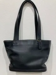中古美品正規品　Vintage Coach Tote Bag Black コーチ
