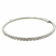 ミュウミュウ miumiu 近年 CRYSTAL CHOKER クリスタルチョーカー ネックレス シルバー 銀色 F フリーサイズ 5JC352_2EFK_F0Z2D 0511のサムネイル