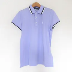 美品 POLO GOLF RALPH LAUREN ポロゴルフ ラルフローレン 半袖 ポロシャツ S ライトパープル レディース 古着 中古 USED