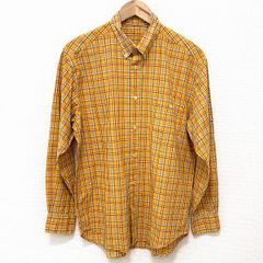 美品 Giannetto リネン100% 麻 マドラスチェック 長袖シャツ M - メルカリ