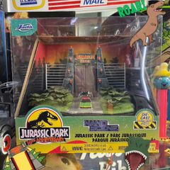 【JADE】映画ワンシーン 再現ジオラマ NANO SCENE JURASSIC PARK w/2 VEHICLES 【ジュラシック パーク ミニカー】