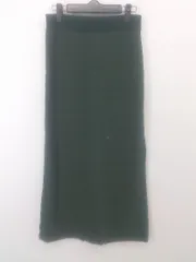 ◇ BEAUTY & YOUTH UNITED ARROWS 総柄 バックスリット ロング タイト スカート グリーン カーキ系 レディース E  【1304200041733】
