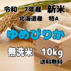 令和7年産　ゆめぴりか　10kg　精米　特A一等米　北海道米　ノーブレンド ゆめぴりか 無洗米 10kg 送料無料 5kg×2袋 北海道産 令和7年産 特A 一