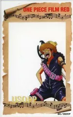 【中古】キャラカード ウソップ 「ワンピース FILM RED トレーディングクリアカードコレクション」 フジテレビ限定