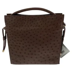 ミニバッグ レディース オーストリッチ 本革 ポシェット 2way 鞄