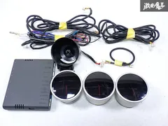 defi 3連メーター　配線一部とコントローラー Defi(デフィ) DIN Gauge Style21 3連メーター 白文字/赤指針