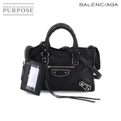 BALENCIAGA ファースト ミニシティ ネイビー 希少カラーショルダー