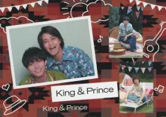 【中古】シール・ステッカー King ＆ Prince A6ステッカーシート 「CD ピース Dear Tiara盤(ファンクラブ限定盤)」 購入特典