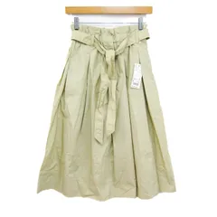 ユニクロ フレアスカート 未使用 222-184840 ボトムス レディース Sサイズ ベージュ UNIQLO