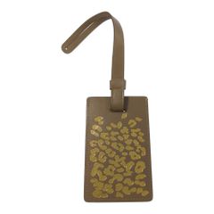 Cartier カルティエ セラピアン SERAPIAN 日本限定品 ラゲージタグ バッグチャーム/レオパード×ゴールドバッグアクセサリー【♀】【S】【レディース】★■583982【中古】
