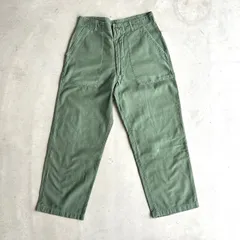 60s アルミジップOG107 ベイカーパンツブルーベル32×31