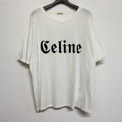 CELINE セリーヌ ロゴ Tシャツ ホワイト - メルカリ