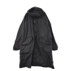 MONCLER (モンクレール) 21SS COFFRE GIUBBOTTO コフレ ウエストシェイプ リバーシブル ロングジャケット G10911D70370 54A91 ブラック/ネイビーのサムネイル