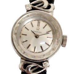OMEGA オメガ カットグラス 手巻き レディース アンティーク 腕時計 正規品 / C661