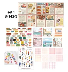 ヴィンテージ キッチュ デコレーションダイアリーアイテム セット ／ 新作