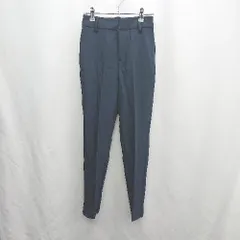 ◇ Θ ur's ユアーズ ウエストゴム スラックス サイズS ネイビー系 レディース E  【1410290027059】