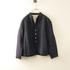 パラスパレス　十日　リネン100% マオカラージャケット　M intch.「Seine」リネンコットンマオカラージャケット – 上質素材