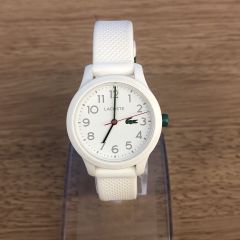 ☆【不動・留め具破損】LACOSTE 腕時計 ホワイト【時計】【1】