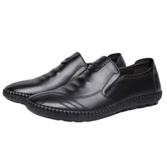 スリッポン メンズ 革靴 合皮 かかとが踏める 2way ローファー ビジカジ ドライビングシューズ 通勤 通学 普段履き 室内 ローファー 合革 プレーントゥ PUレザー フェイク 履き易い 柔らかい 軽量 脱ぎ履きし易い オールシーズン ビジネスカジュアル