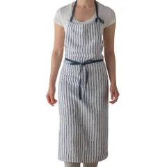 ⭐︎新品　未使用⭐︎ リーノエリーナ　Lino e Lina エプロン Lino e Lina ｜ 心地いいリネンのフルエプロン