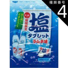 【1個】 天塩 大容量 天塩の塩タブレット ラムネ味  240g 塩分補給 熱中症対策  スポーツ シェア 個包装 期間限定