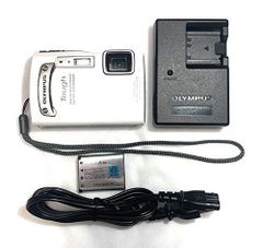 [Used] OLYMPUS Waterproof Digital Camera TOUGH TG-310 White, 3m Waterproof, 1.5m Drop Resistant, -10℃ Low Temperature Resistant, 14MP, 3.6x Optical Zoom, 2.7-inch LCD, TG-310 WHT