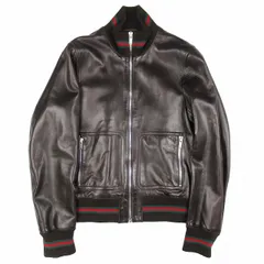 ✨極美品✨ グッチ ユーズド加工 レザージャケット ライダース トムフォード期 トムフォード期】GUCCI グッチ レザー ライダースジャケット 50