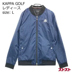 KAPPA GOLF カッパゴルフ ジップ ジャケット 千鳥柄 ブルー系 L [240001860337]