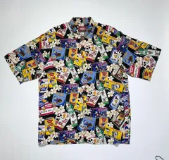 ９０ｓ　レインスプーナー×ディズニー　コラボアロハ　ミッキー　極美品　激レア 希少美品✨️レインスプーナー ディズニー ミッキーマウス