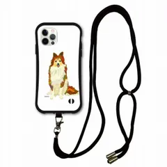 [iPhone11 Pro Max] iPhone15 i-coronケース スマホショルダー付 アニマル柄 動物 アイフォン 14 Plus 14 Pro 12 11 XR XS ショルダーストラップ 斜め掛け スマホケース シェットランドシープドッグ 犬 