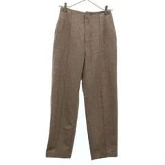 KBF+ ケービーエフプラス ツイード ワイドパンツ ONE ブラウン URBAN RESEARCH レディース 古着