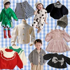 子供服 おまとめ３点　リクエスト１点のみOK　秋冬　キッズ　お買い得 セーター ワンピース トップス ブラウス ロンパース ジャケット 上下セット セットアップ