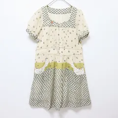 Cherir la femme シェリーラファム ワンピース 蝶 ビーズ 総柄 x946872nのサムネイル