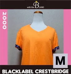 BLACKLABEL CRESTBRIDGE　ブラックレーベルクレストブリッジ　Tシャツ　カットソー　オレンジ　CBロゴ