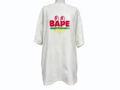 A BATHING APE BAPE GALLERY x VANDY THE PINK アベイシングエイプ ヴァンディザピンク FW24 Baby Milo Tee Tシャツ ホワイト サイズXL 美品 中古 4b007978