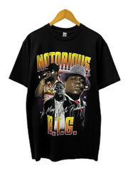 THREADS ON DEMAND (スレッドオンデマンド) ノートリアスBIG Biggie アーティストTシャツ フォト S/S TEE Tシャツ 半袖 フロントプリント M ブラック メンズ/027