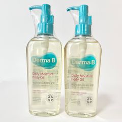 Derma：B Daily Moisture Body Oil ダーマビー デイリーモイスチャーボディオイル フレッシュピーチの香り 200ml 2本セット