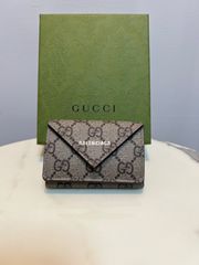 新品未使用］GUCCI×BALENCIAGA コラボ ザハッカープロジェクト GGスプリーム ミニウォレット - メルカリ