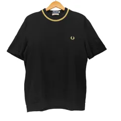 フレッドペリー FRED PERRY SPORTSWEAR 80S復刻 鹿の子刺繍 ボトルネック ニット S/S Tシャツ メンズ UK：40 のサムネイル