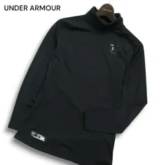 新品 未使用★ UNDER ARMOUR アンダーアーマー 裏起毛 長袖 ハイネック コンプレッション インナー シャツ Sz.XL メンズ 黒