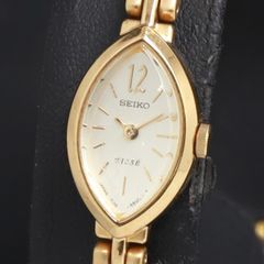 美品 SEIKO TISSE セイコー ゴールド シェル文字盤 稼働 - メルカリ