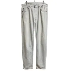 USA製 Levi's リーバイス 501 ボタンフライ デニムパンツ コットンパンツ アイスブルー W34程度 No.H711