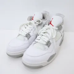 【姫路東店】 中古 NIKE | ナイキ スニーカー AIR JORDAN 4 RETRO 'WHITE OREO' CT8527-100 ホワイト 28.5cm 【126】