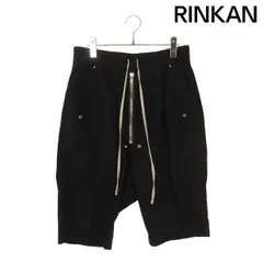 極美品 RickOwens コットン ショートパンツ サルエルパンツ XS 黒 RICK OWENS - 【23FW】リックズポッズ ドローストリング